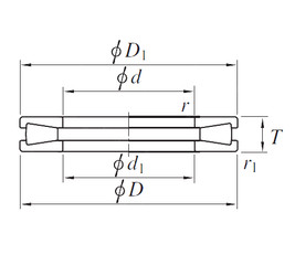  T921V KOYO Thrust Roller Bearings