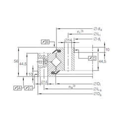  XSU 14 0744 INA Slewing Bearing