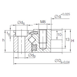  XU 05 0077 INA Slewing Bearing