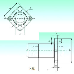  KBK 50-PP  Plastic Linear Bearing