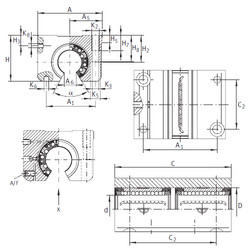  KTNOS 16 C-PP-AS INA Linear Bearings