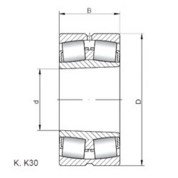  24126 K30W33 ISO Aligning Roller Bearing