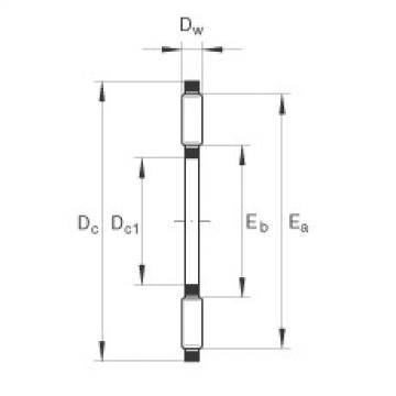  TC613 INA Thrust Roller Bearings