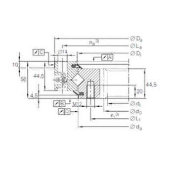  XSI 14 0544 N INA Slewing Bearing