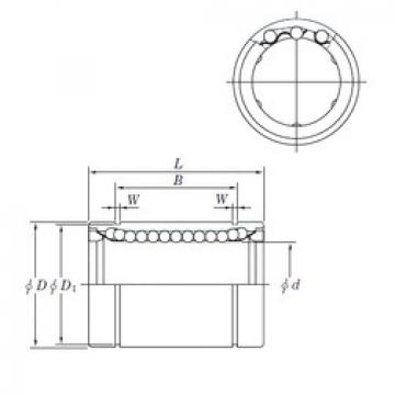  SESDM 3  Plastic Linear Bearing